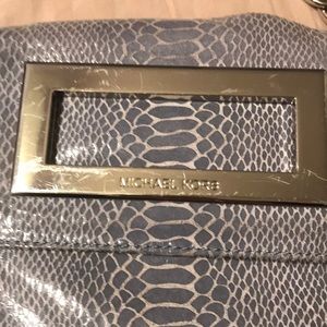 Michael Kors Cross body bag- Gray with silver